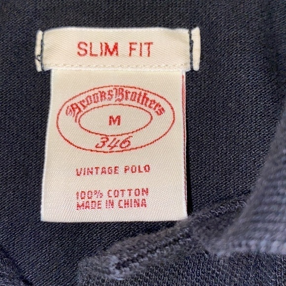 Brooks, Brothers slim fit short sleeve shirt , size M  346, 100% cotton - Picture 2 of 7